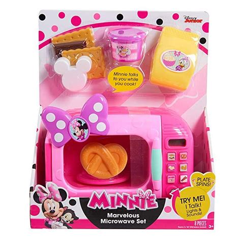 Just Play Minnie Bow-Tique Marvelous Microwave Set | Minnie mouse toys, Little girl toys, Minnie ...