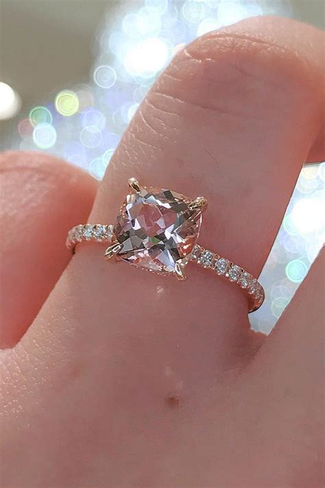 33 Rose Gold Solitaire Ring Ideas For Tender Girls | Oh So Perfect Proposal