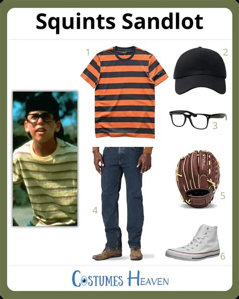 Squints Sandlot Costume For Cosplay & Halloween 2024