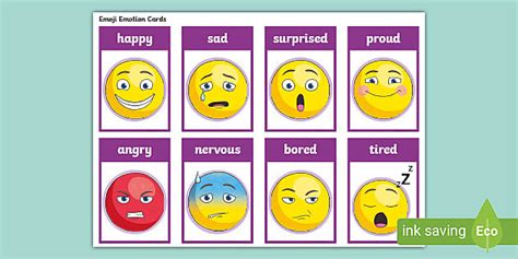 😊 Emoji Emotion Cards | Primary Resource | Twinkl