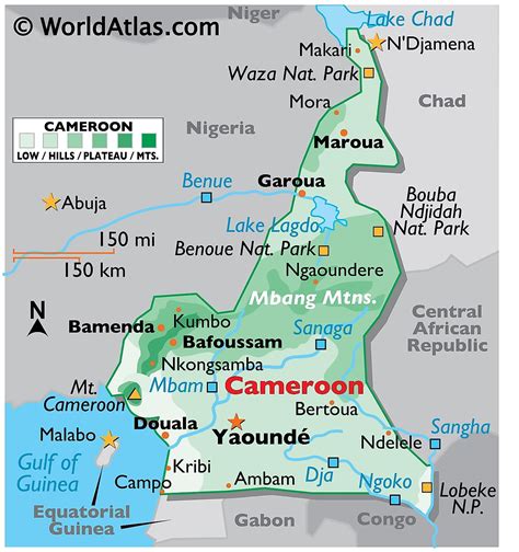 Mapas de Camerún - Atlas del Mundo