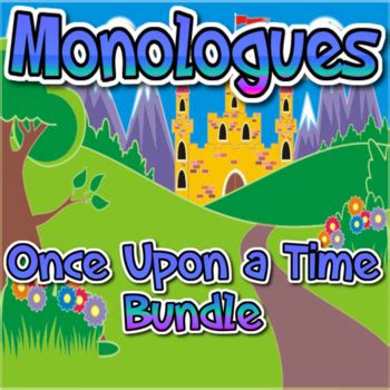 Monologues "Once Upon a Time" Bundle - Drama Club Scripts, Activities ...