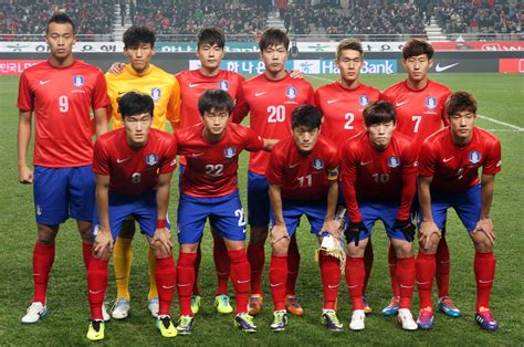 North Korea National Football Team - Players of North Korea national football team during the ...