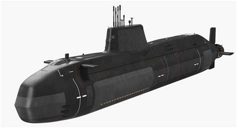 HMS Artful Astute Class Nuclear Powered Submarine Rigged 3D Model $149 ...