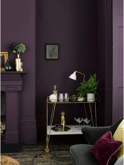 12 Luxe Eggplant Paint Colors in Action (With Color Names) - Pursuit Decor | Purple bedroom ...