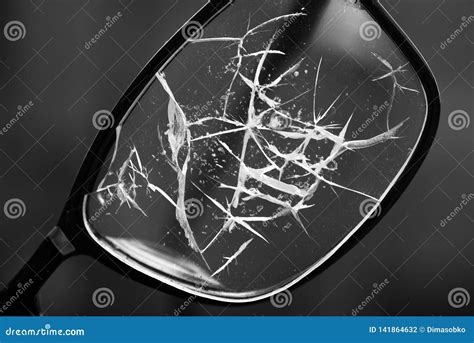 Broken black glasses stock photo. Image of tool, eyeglasses - 141864632