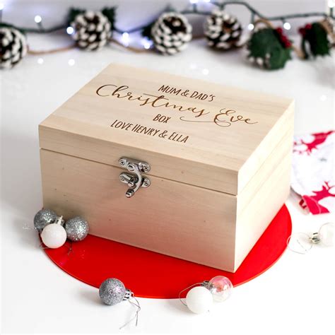 Personalised Adults Christmas Eve Box By Mirrorin | notonthehighstreet.com