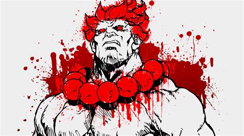 Akuma from Street Fighter illustration, Akuma, anime HD wallpaper | Wallpaper Flare