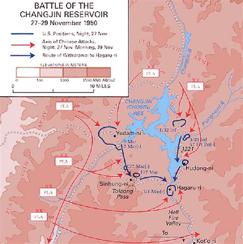 Battle of Chosin Reservoir in the Korean War