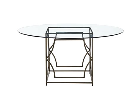 Julia 60" Round Glass Top Dining Table - Home and Office Furniture
