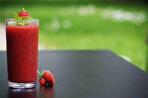 Strawberry Smoothie For Healthy Lifestyle - High Quality Free Stock Images