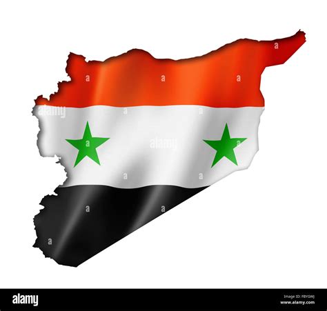 Syrian flag map Stock Photo - Alamy