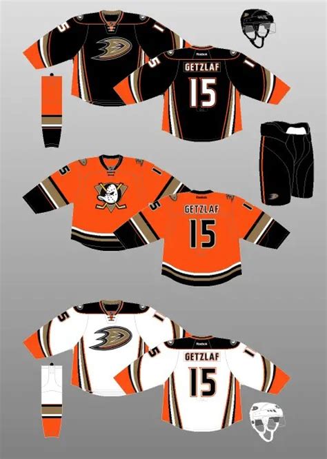 Anaheim Ducks NHL Jersey History