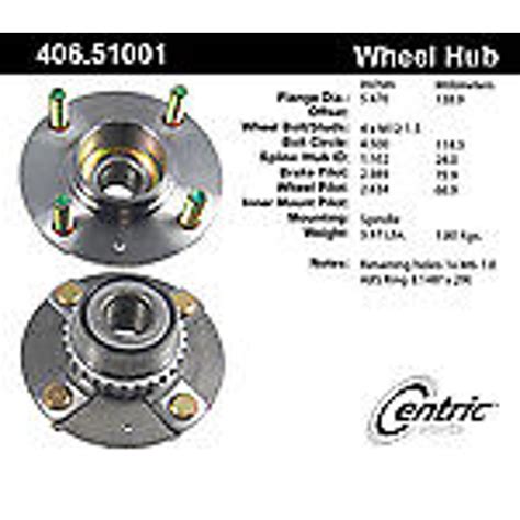 CENTRIC PARTS - HUB ASSEMBLY - Walmart.com - Walmart.com