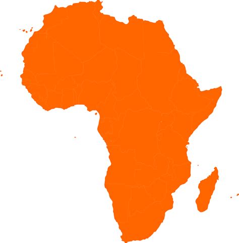 Africa Continent Political Map Stock Vector Images Al - vrogue.co