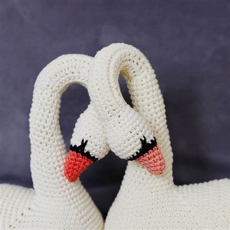 Crochet Swan - Etsy