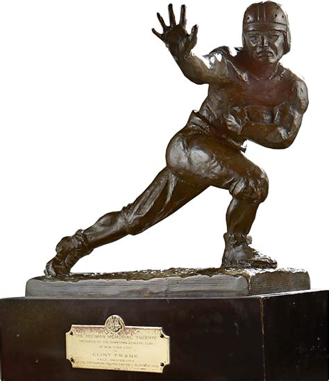 Yale Halfback’s 1937 Heisman Trophy Drives To $312,000 At Heritage ...