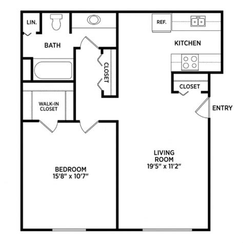 Floor Plans of East Knolls Apartments in East Lansing, MI