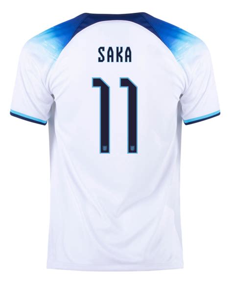 Bukayo Saka England 22/23 Home Jersey - SoccerArmor