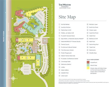 The Westin Ka'anapali Ocean Resort Villas - Map