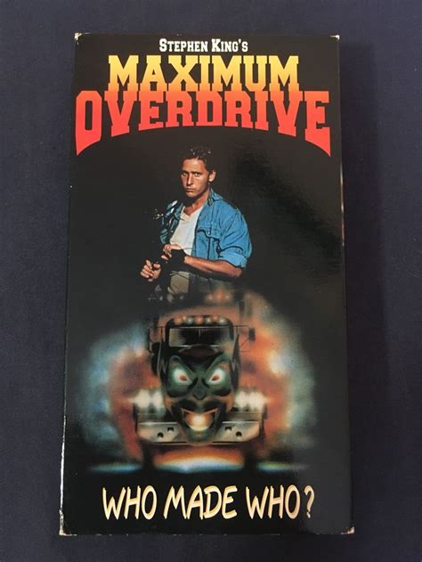 maximum overdrive movie poster - David Fulcher