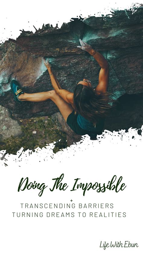 Doing The Impossible. What would you consider impossible or a… | by Ebunoluwa | Medium