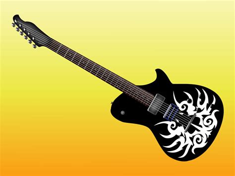 Electric Guitar Design Vector Art & Graphics | freevector.com