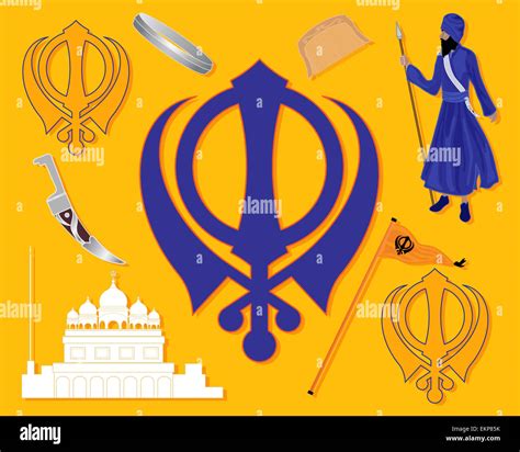 Symbols Of Sikhism High Resolution Stock Photography and Images - Alamy