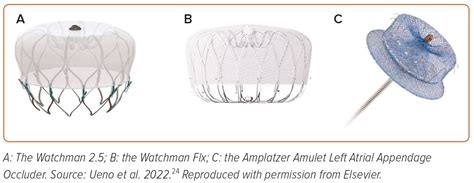 Figure 1: Transcatheter Left Atrial Appendage Closure Devices | Radcliffe Cardiology