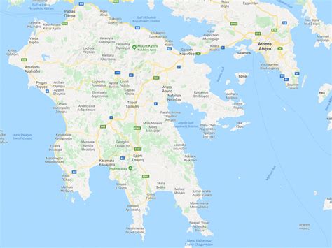 Greece route map | Ben Harris