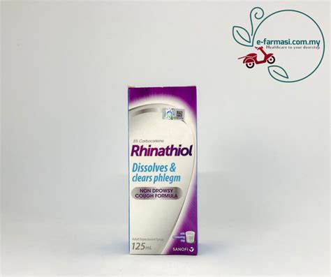 Rhinathiol Syrup 250mg/5ml Adult - e-farmasi.com.my