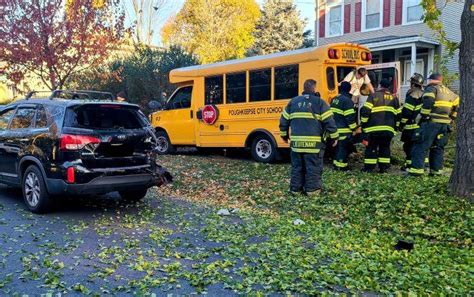 School bus wrecked in morning accident - Mid Hudson News