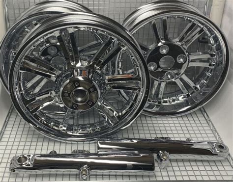 Harley Tri Glide Trike Rims FLHTCUTG ULTRA 2014 -2020 Chrome Wheels (EXCHANGE) | eBay