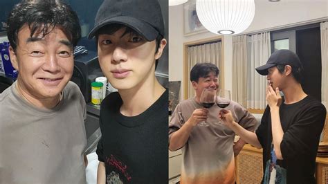 BTS' Jin reunites with celebrity chef Baek Jong-won for a family ...
