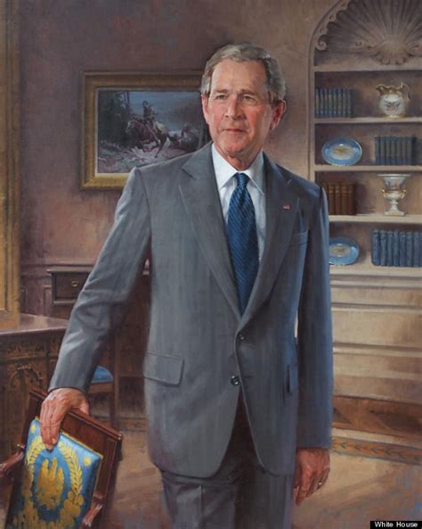 President George W. Bush Official Portrait Unveiled At White House ...