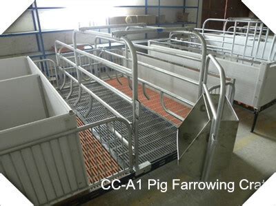 Pig Farrowing Crate / Reasonable Sow Farrowing House Design