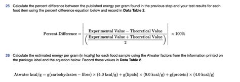 Percent Difference Formula