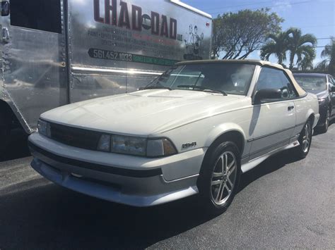 1989 CAVALIER Z24 CONVERTIBLE, CHEVY CONVERTIBLE, CLASSIC, CHEVROLET