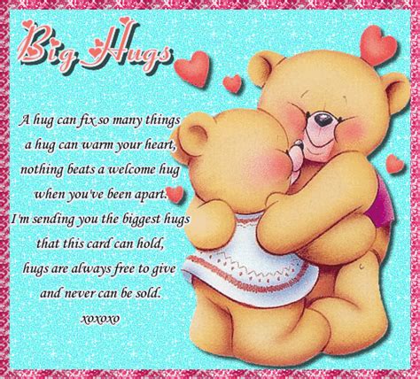Big Hugs For You. Free Hug Month eCards, Greeting Cards | 123 Greetings