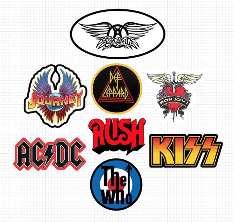 80's Rock Band stickers BEST quality matte vinyl | Etsy