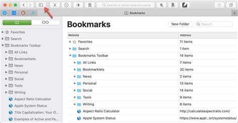 How to create a bookmark folder in safari - onthegolasopa