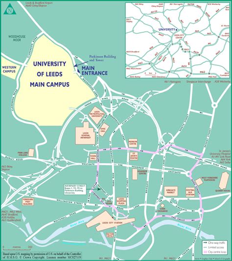 Leeds Map - United Kingdom