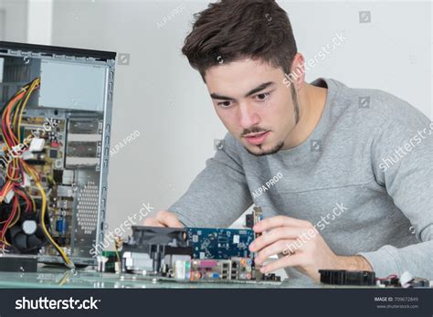 Assembling Computer Parts Stock Photo 709672849 | Shutterstock