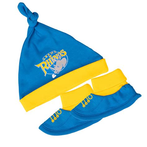 Leeds Rhinos Hat and Booties Set - Elite Pro Sports