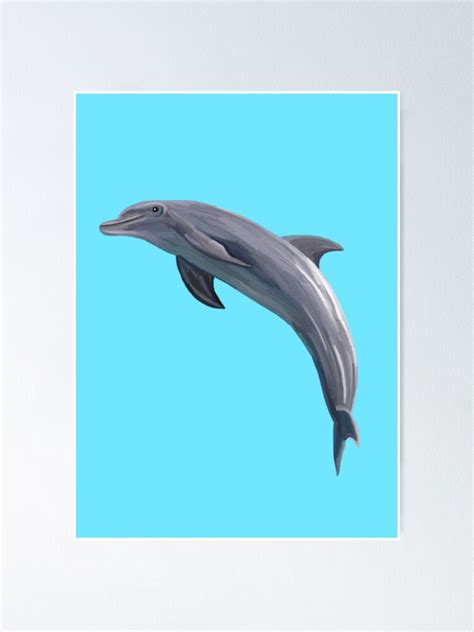 "Leaping Bottlenose Dolphin " Poster for Sale by DeborahCamp | Redbubble