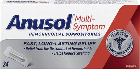 Products | ANUSOL™ Plus Suppository