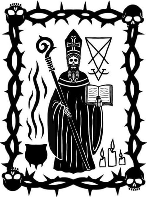 Saint Cyprian 💀 Patron Saint of Sorcerers (Artwork by the talented John ...