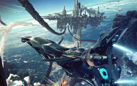 cyberpunk, Science fiction, Aircraft, Futuristic HD Wallpapers / Desktop and Mobile Images & Photos