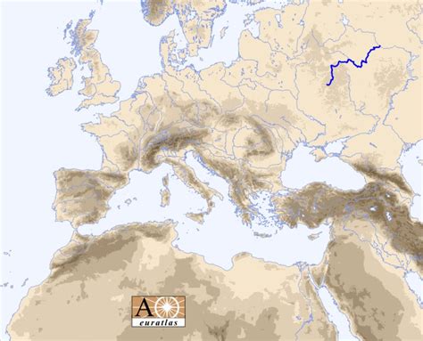 Europe Atlas: the Rivers of Europe and Mediterranean Basin - Oka