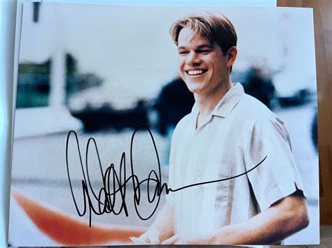 MATT DAMON, autograph – Williamsburg Nostalgia Fest